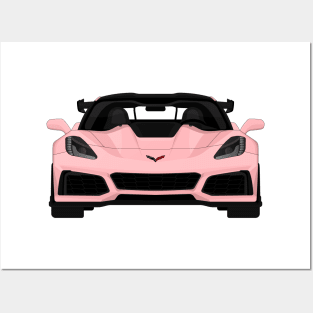 Z06 ZR1 PINK Posters and Art